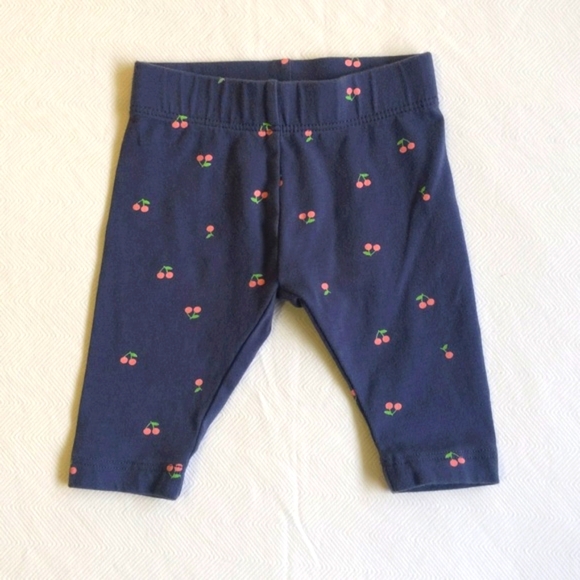 george cherry print leggings 0-3 months baby girl - Picture 1 of 4